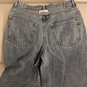 GANNI Wide Leg Denim size 28